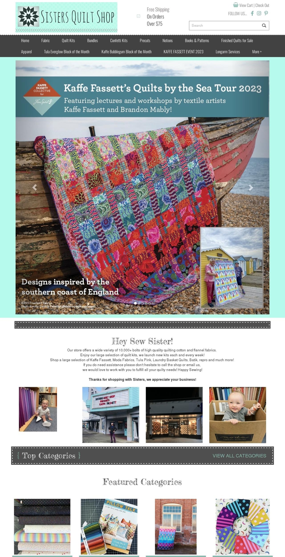 tumwaterfabric.com — Shopify storefront screenshot