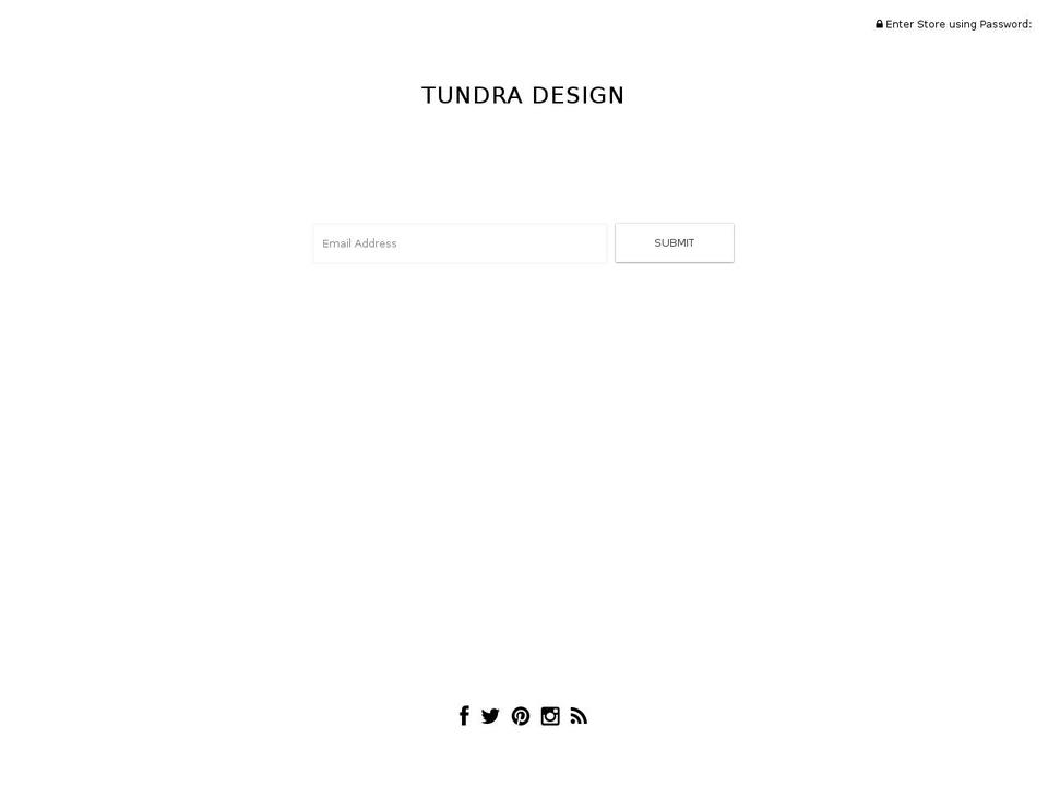 tundradesign.com shopify website screenshot
