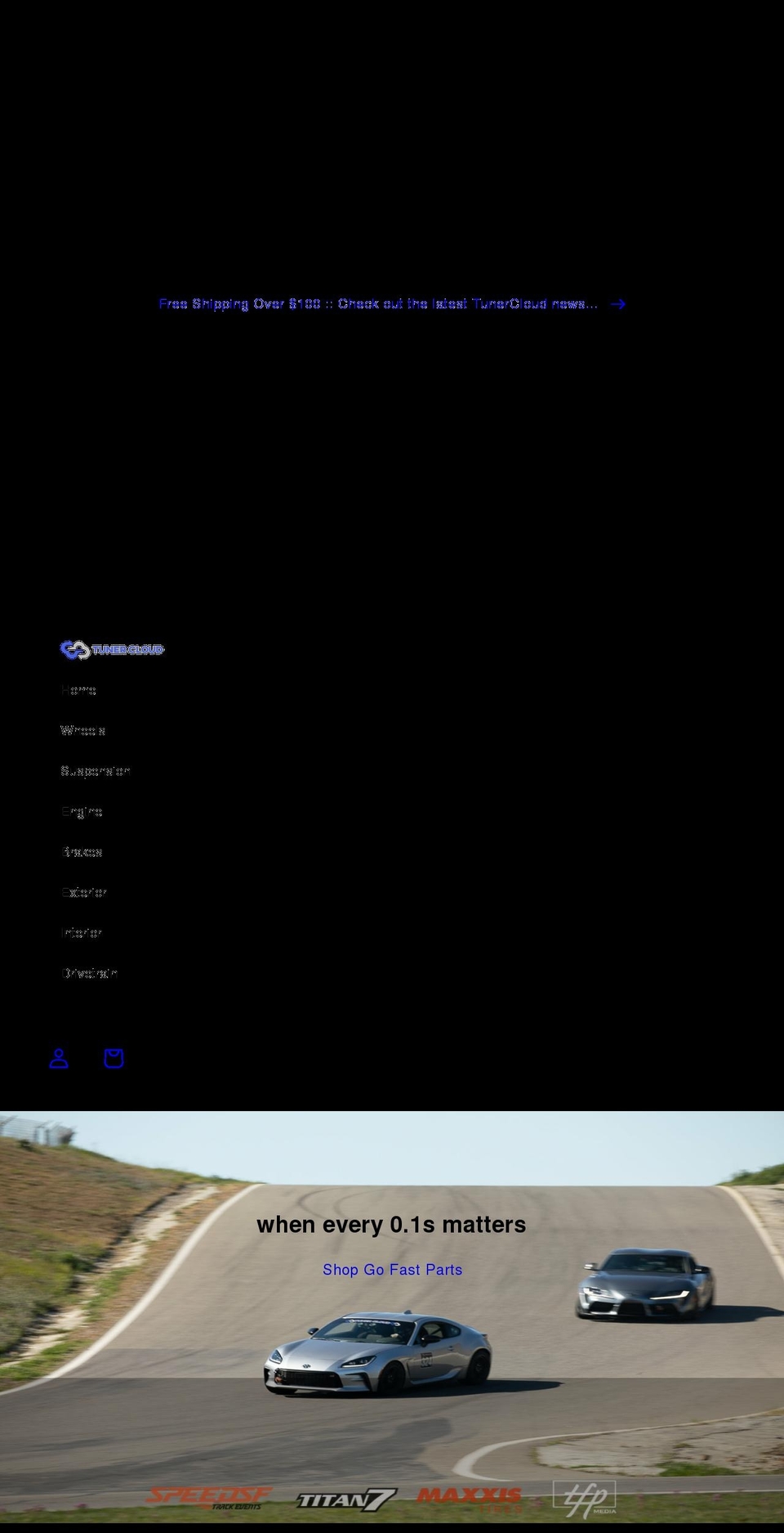 tunercloud.com shopify website screenshot