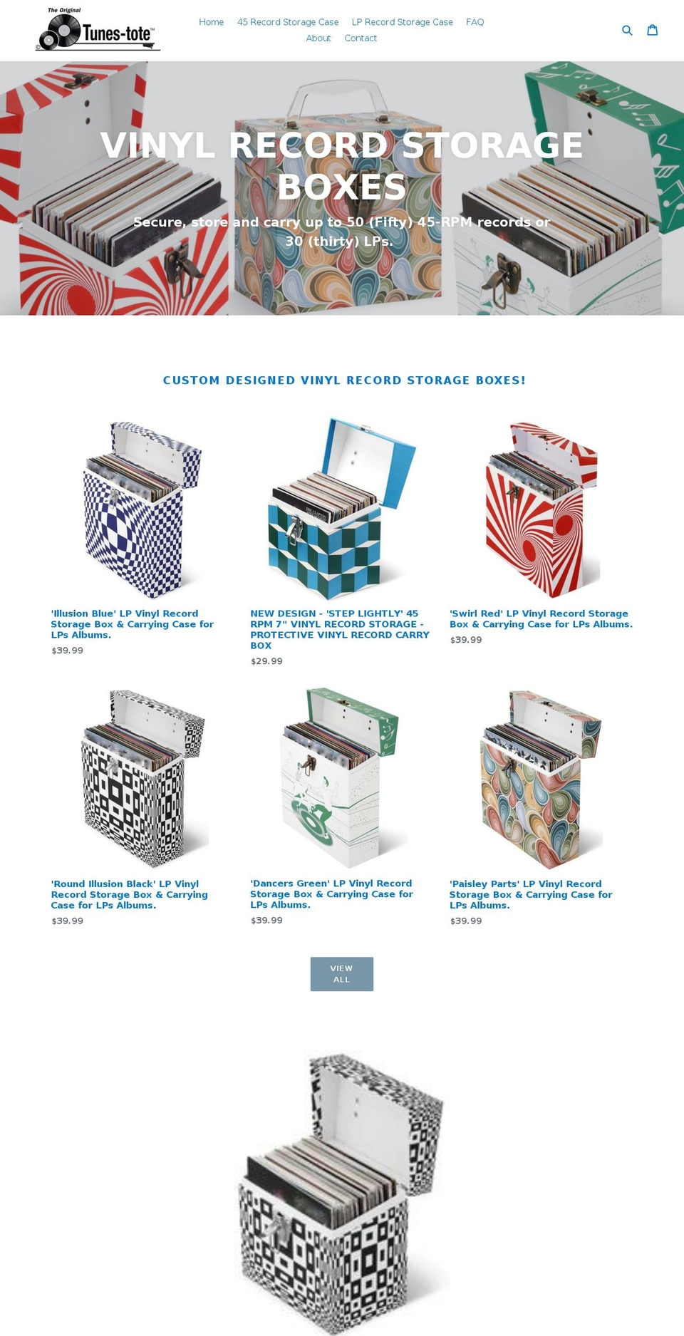 tunes-tote.com — Shopify storefront screenshot