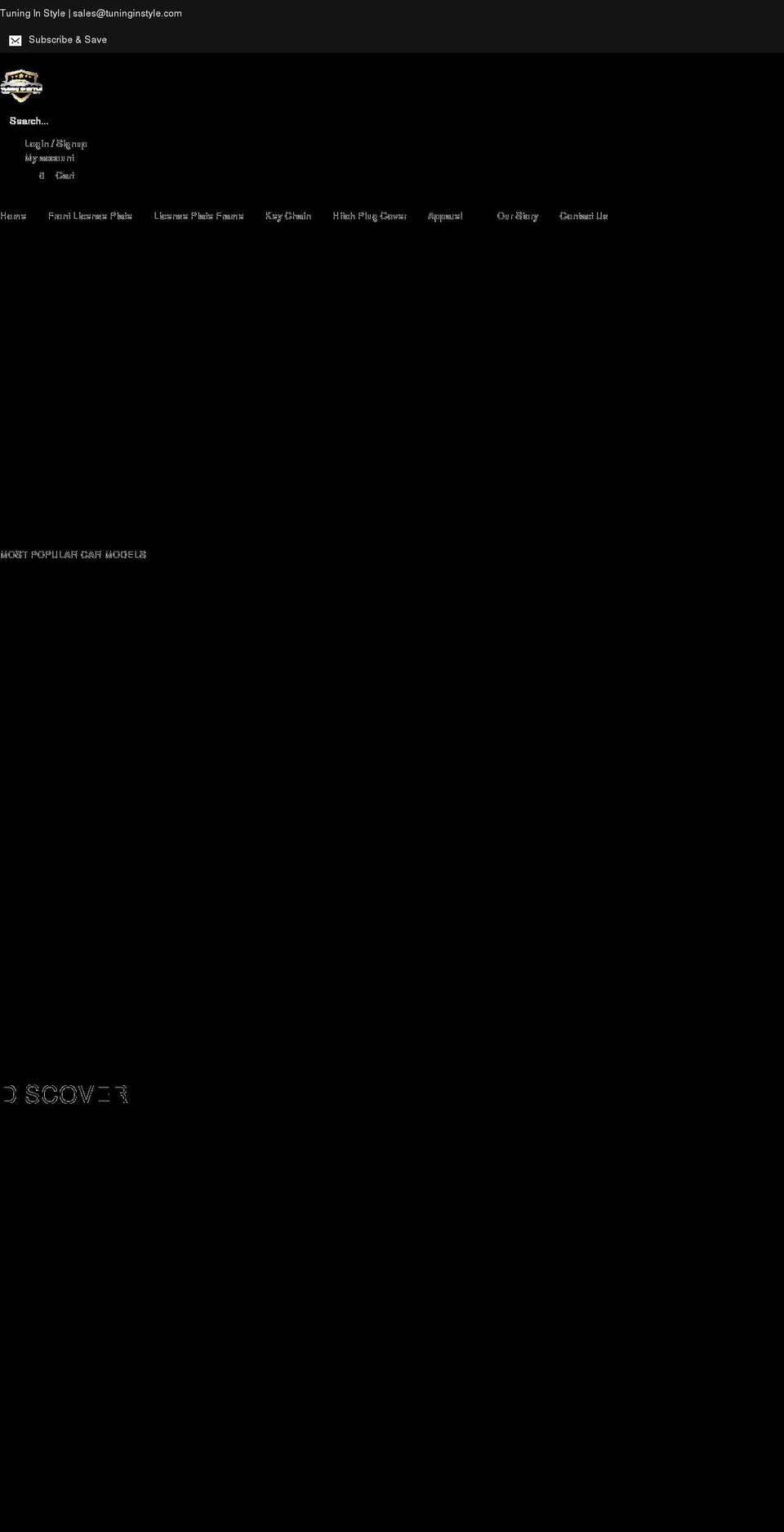 tuninginstyle.com shopify website screenshot