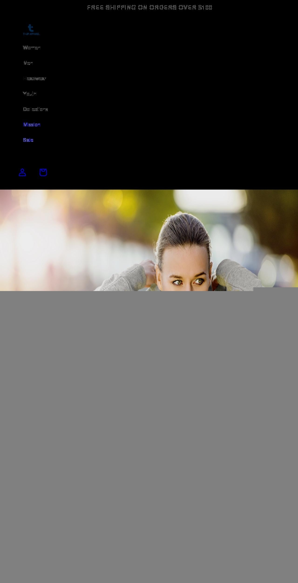 tupapparel.com shopify website screenshot