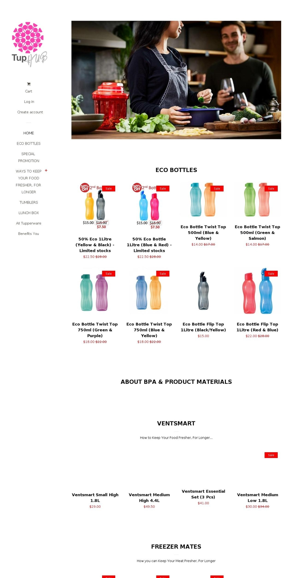 tuphub.com — Shopify storefront screenshot
