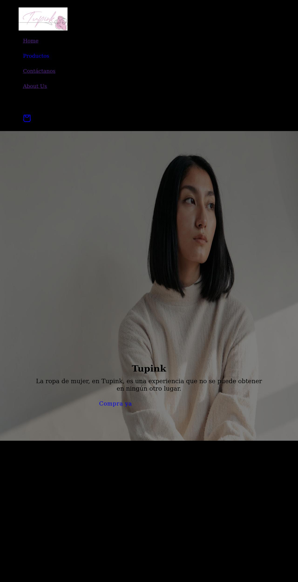 tupink.com shopify website screenshot