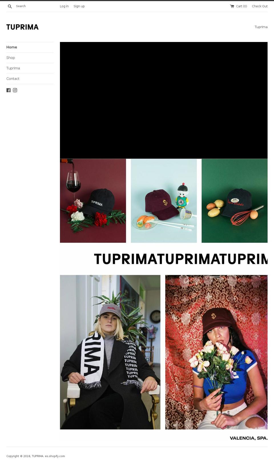tuprima.com — Shopify storefront screenshot