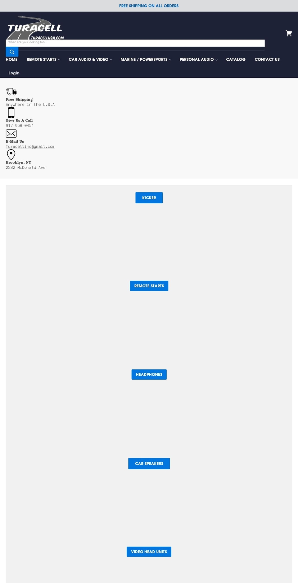 turacellusa.com shopify website screenshot