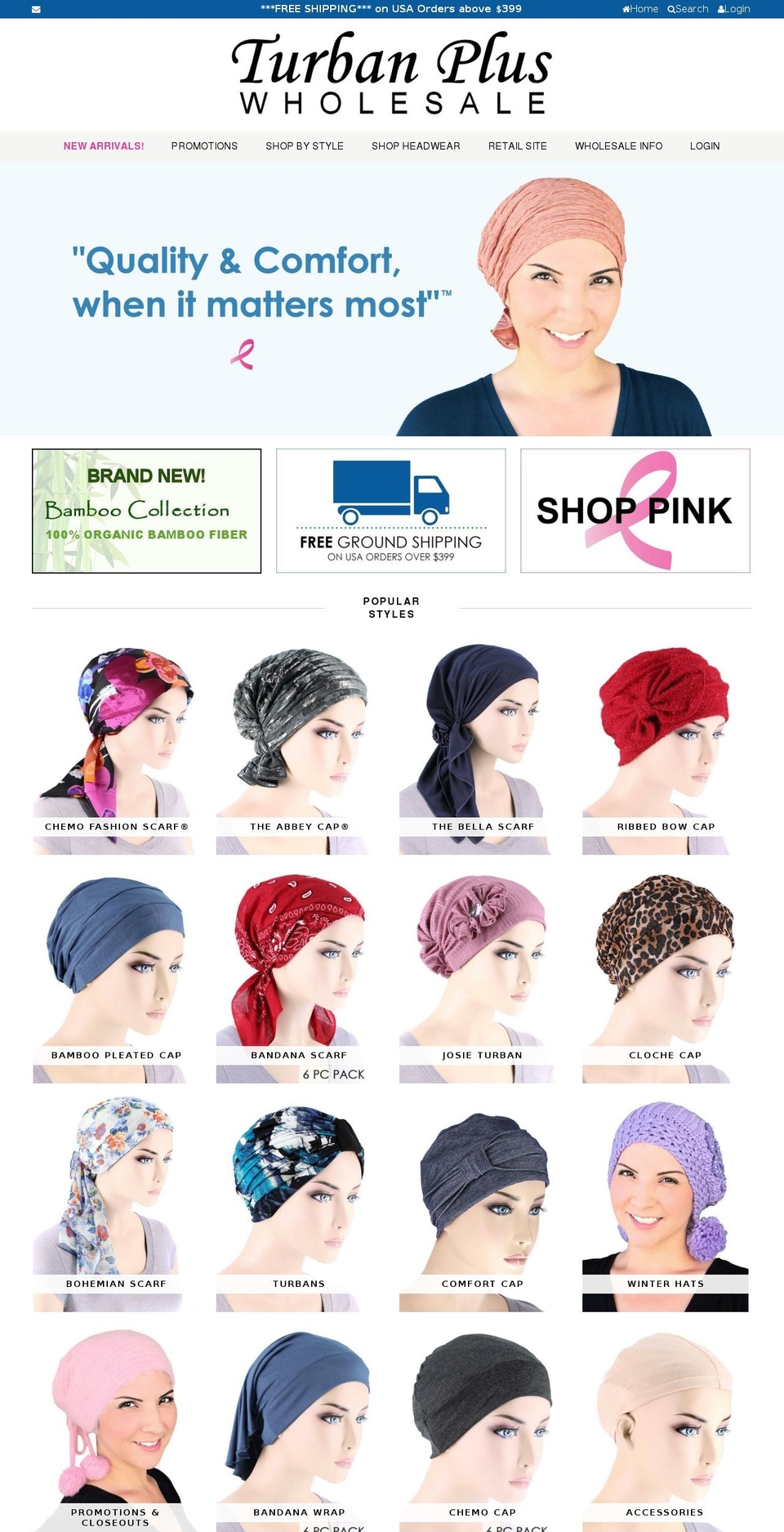 turbanplus.biz shopify website screenshot