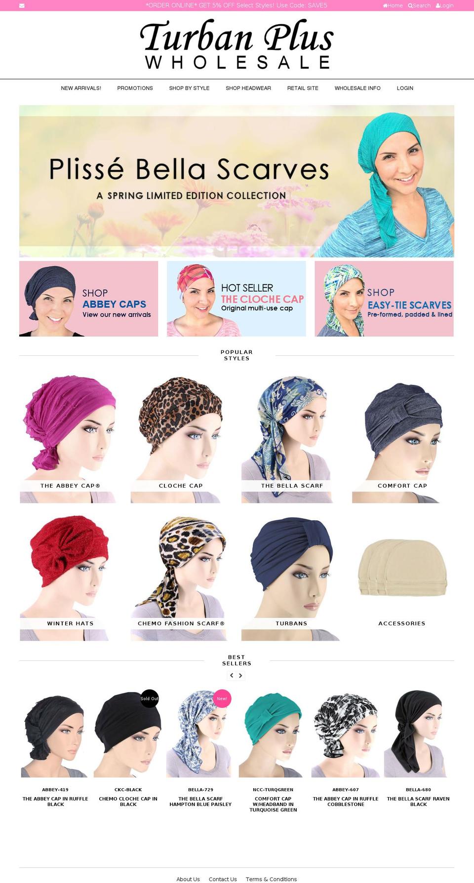 turbansplus.com shopify website screenshot