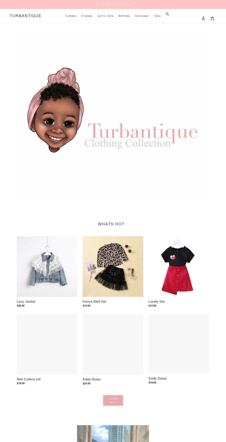 turbantique.com shopify website screenshot