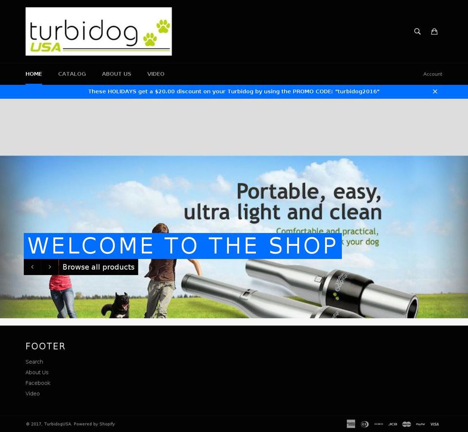 turbidogusa.com shopify website screenshot