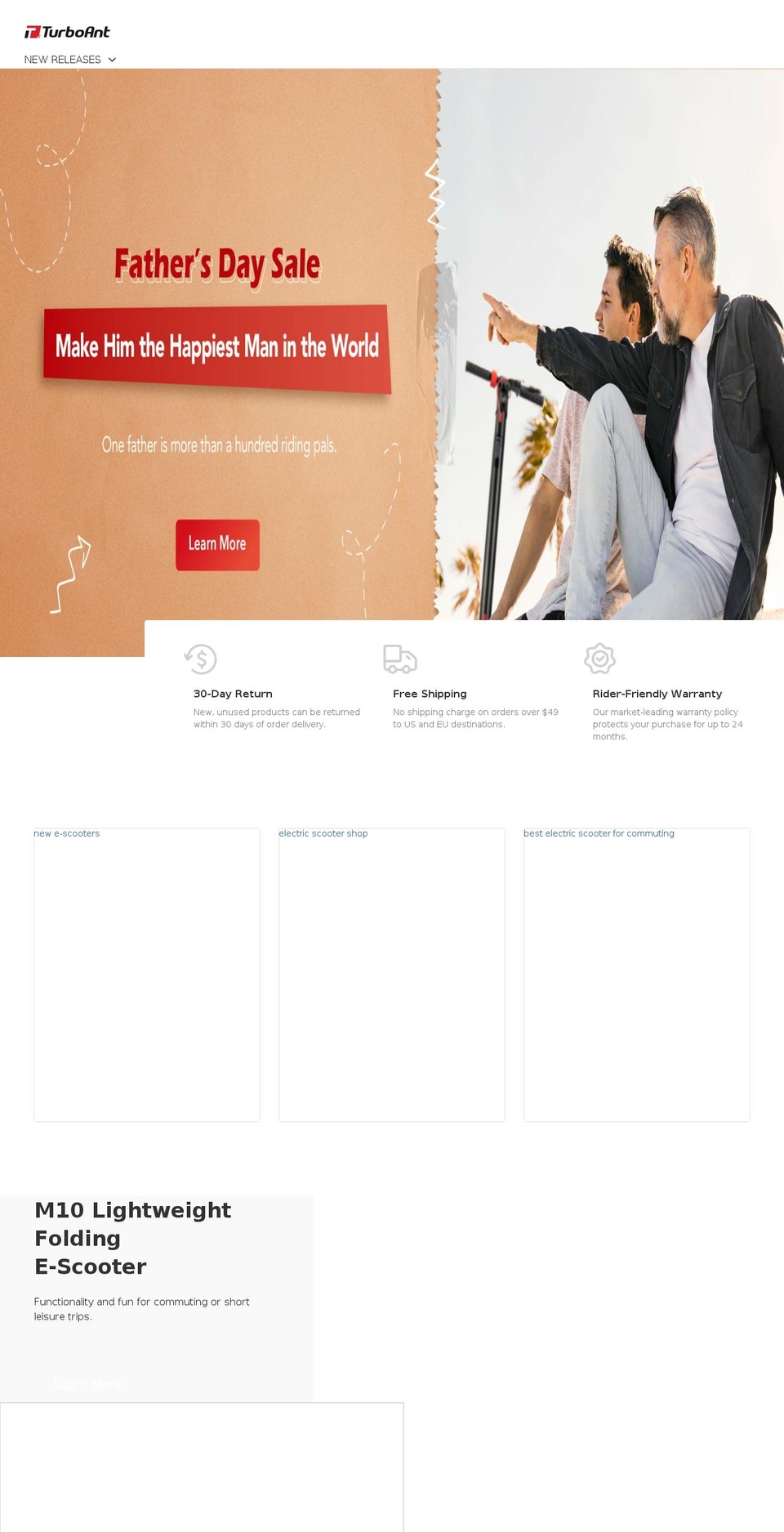 turboant.com shopify website screenshot