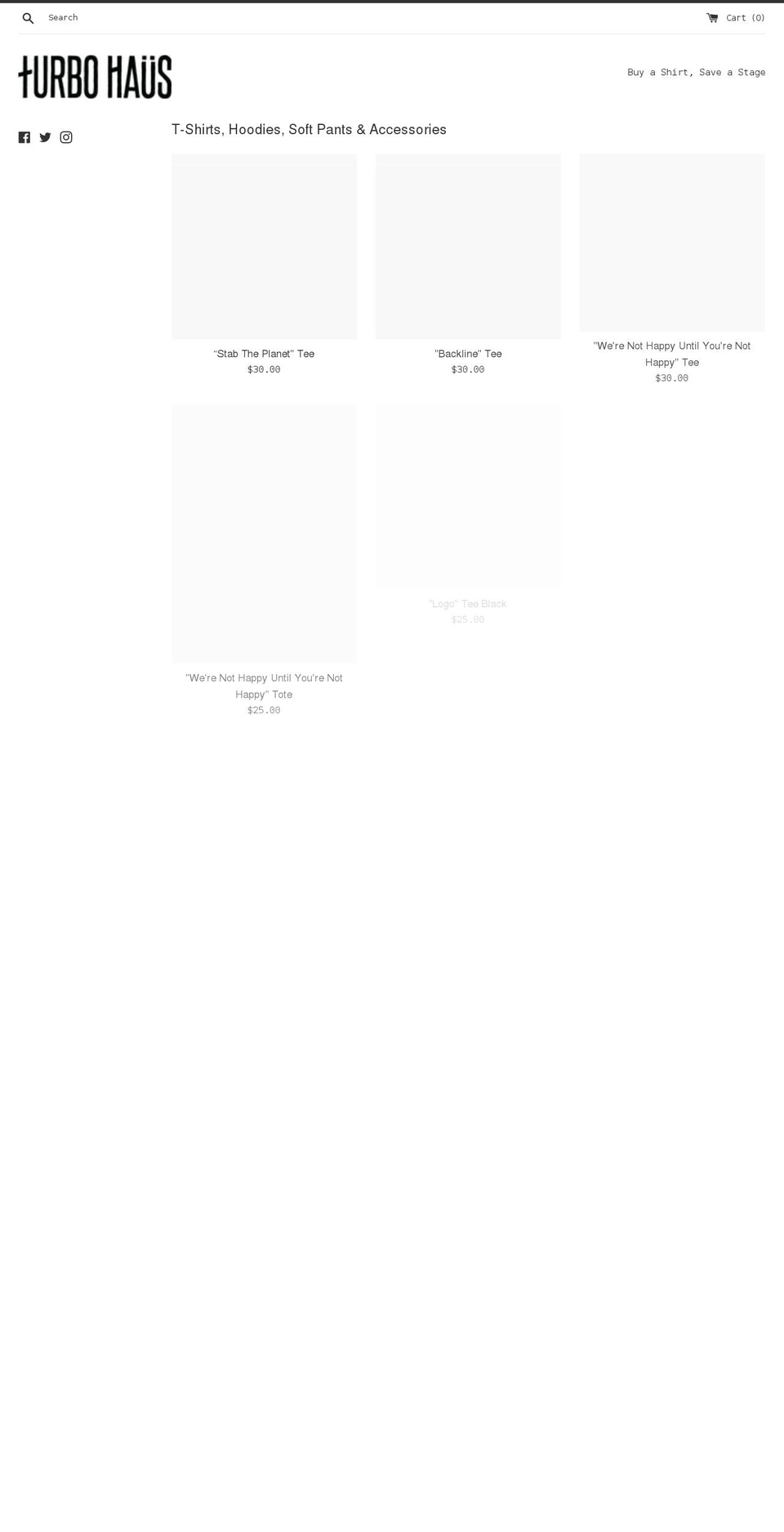 turbohaus.shop shopify website screenshot