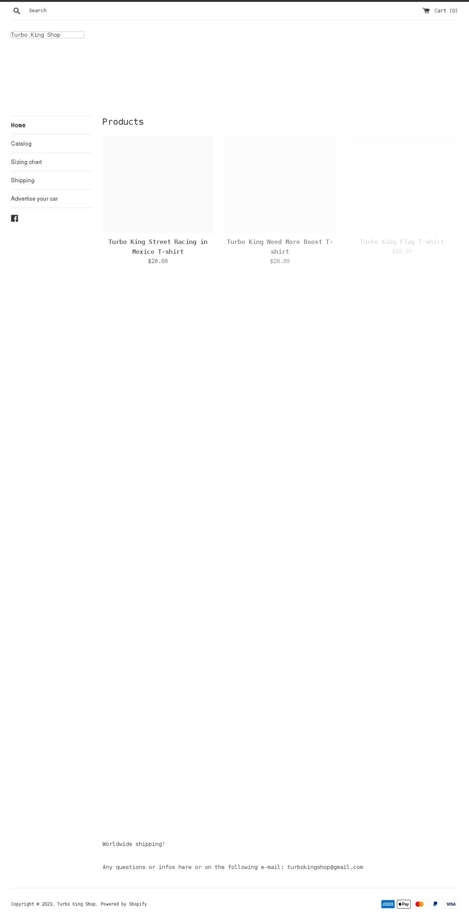 turbokingtv.com shopify website screenshot