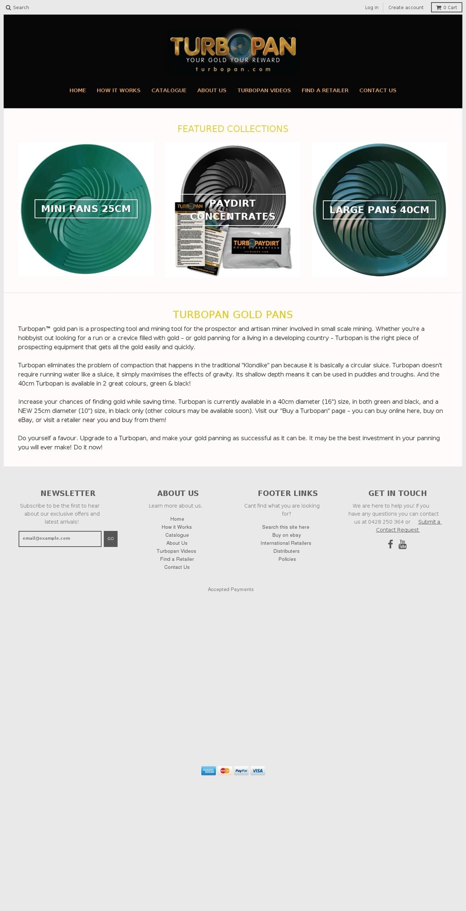 turbopan.com shopify website screenshot