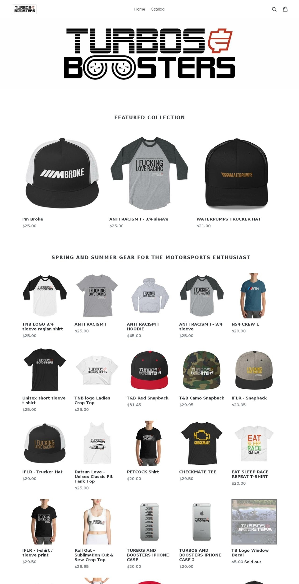turbosandboosters.com — Shopify storefront screenshot