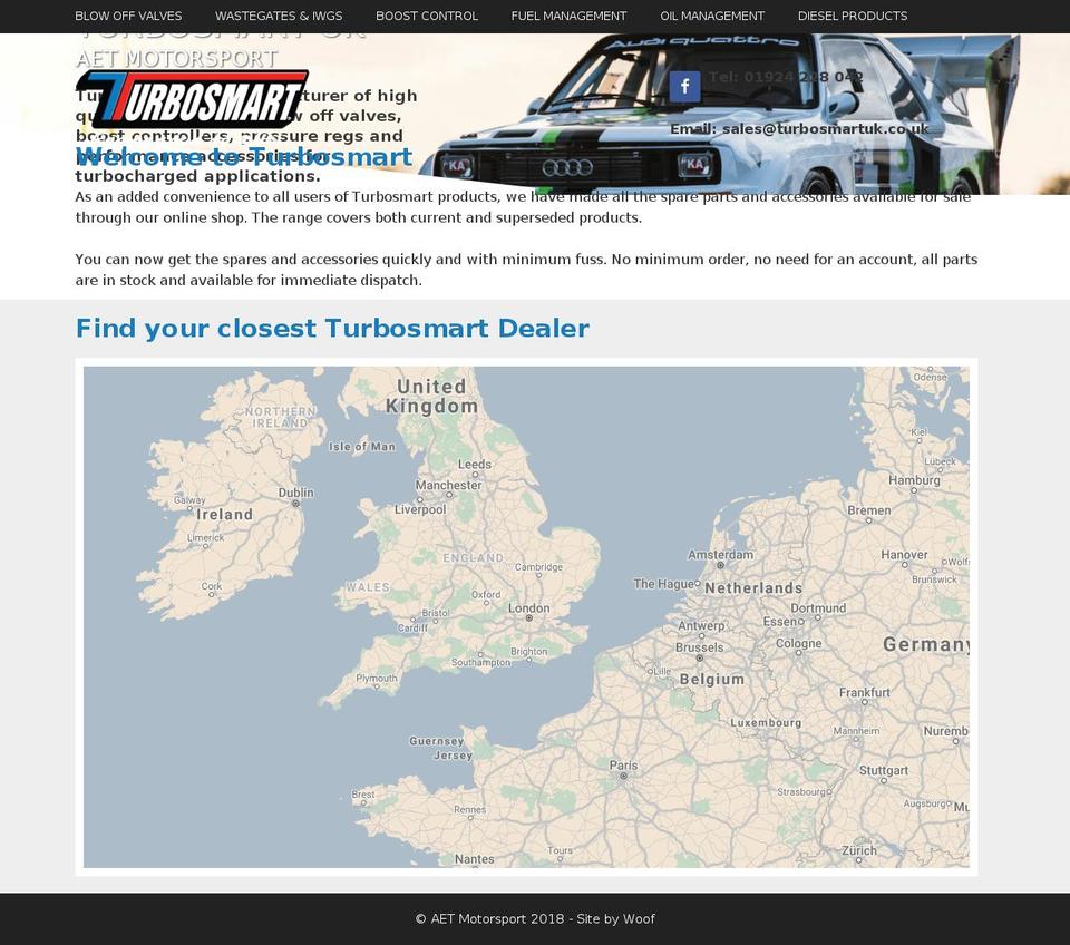 turbosmartuk.co.uk shopify website screenshot