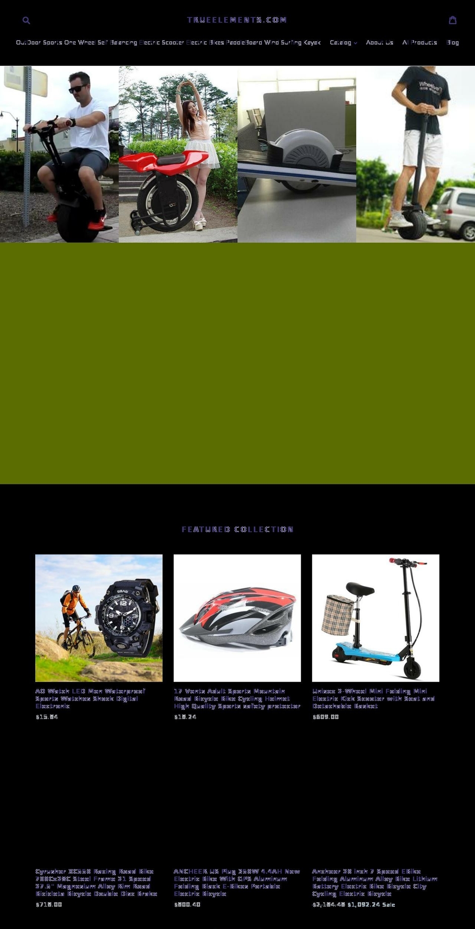 tureelements.com — Shopify storefront screenshot