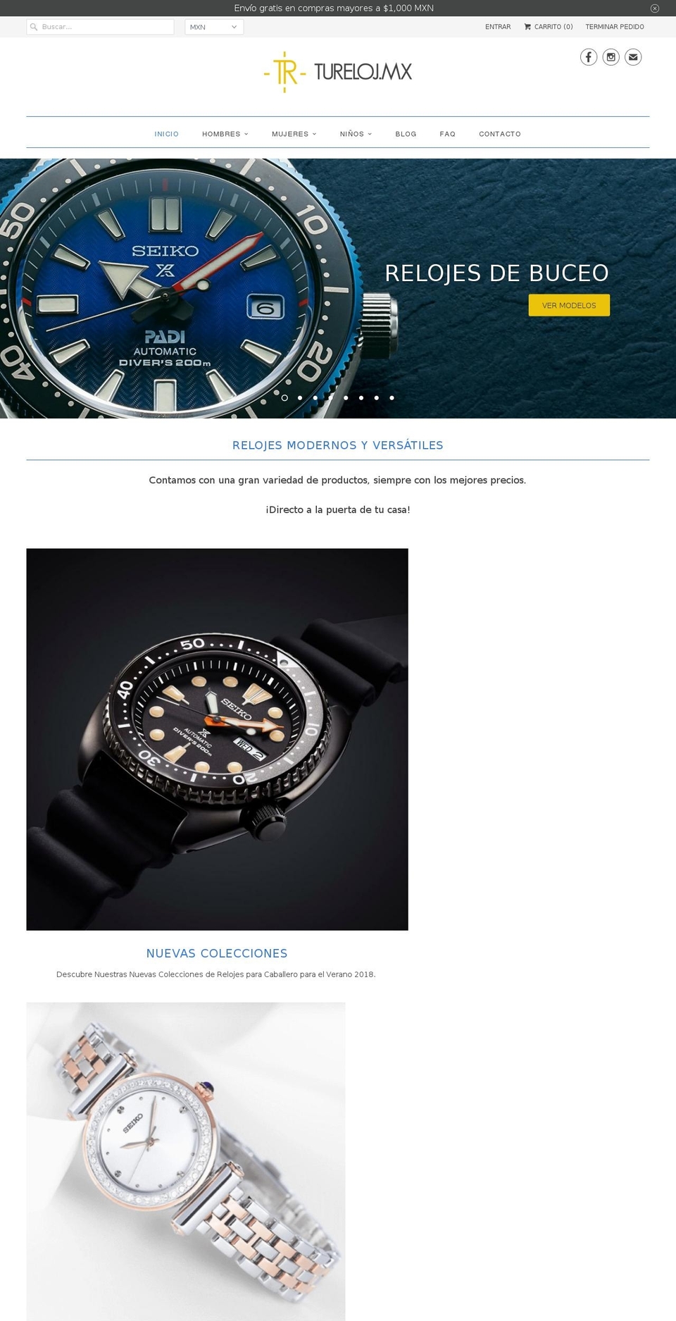 tureloj.mx shopify website screenshot