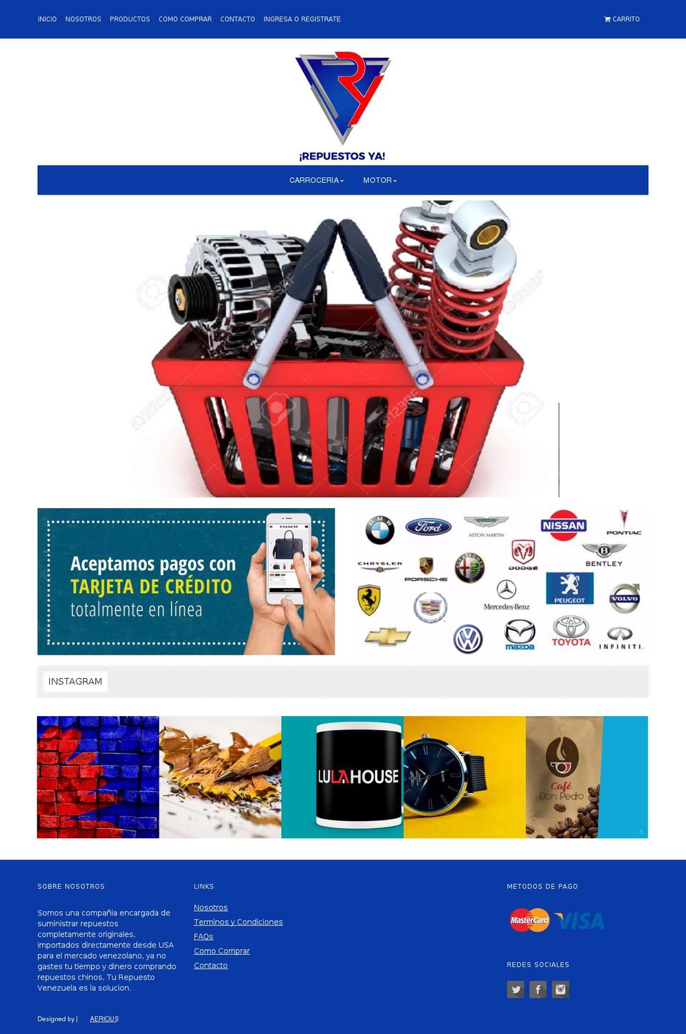 turepuestovenezuela.com — Shopify storefront screenshot