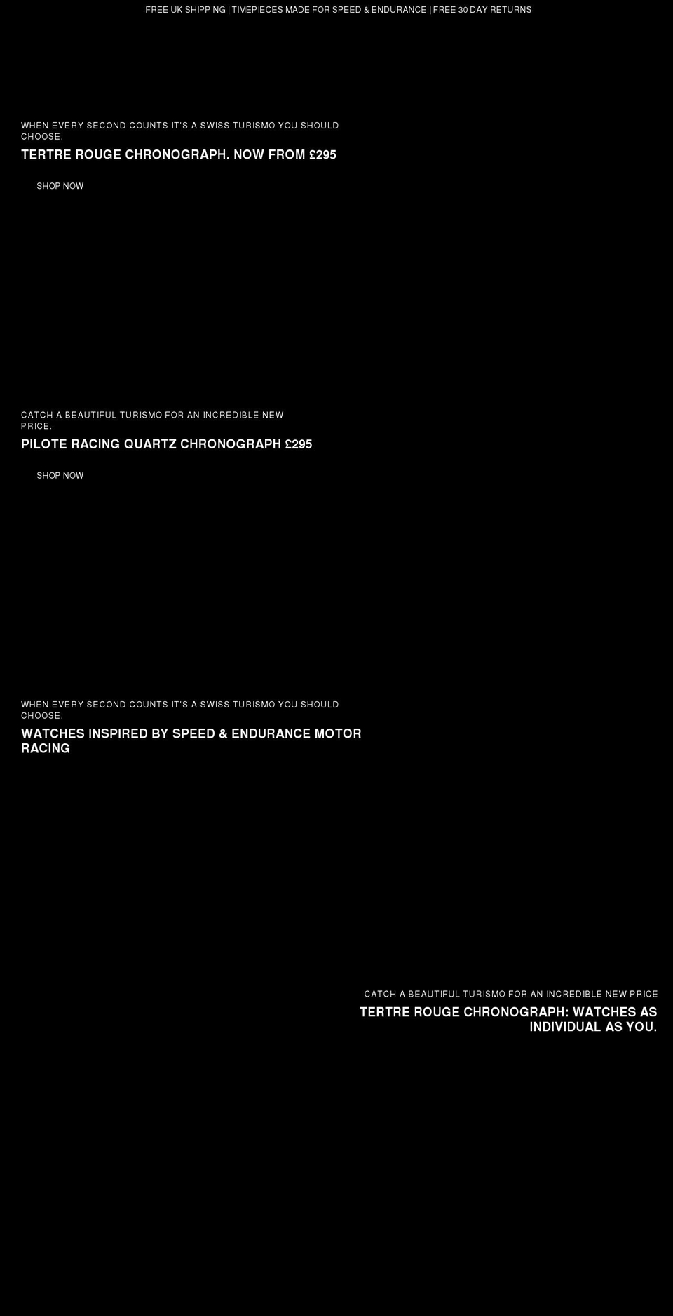 turismo-watches.com shopify website screenshot