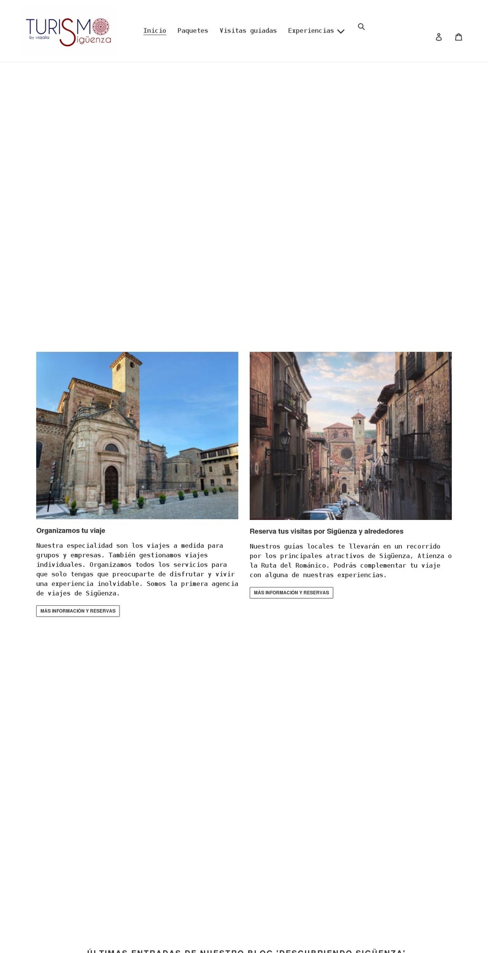 turismosiguenza.com shopify website screenshot