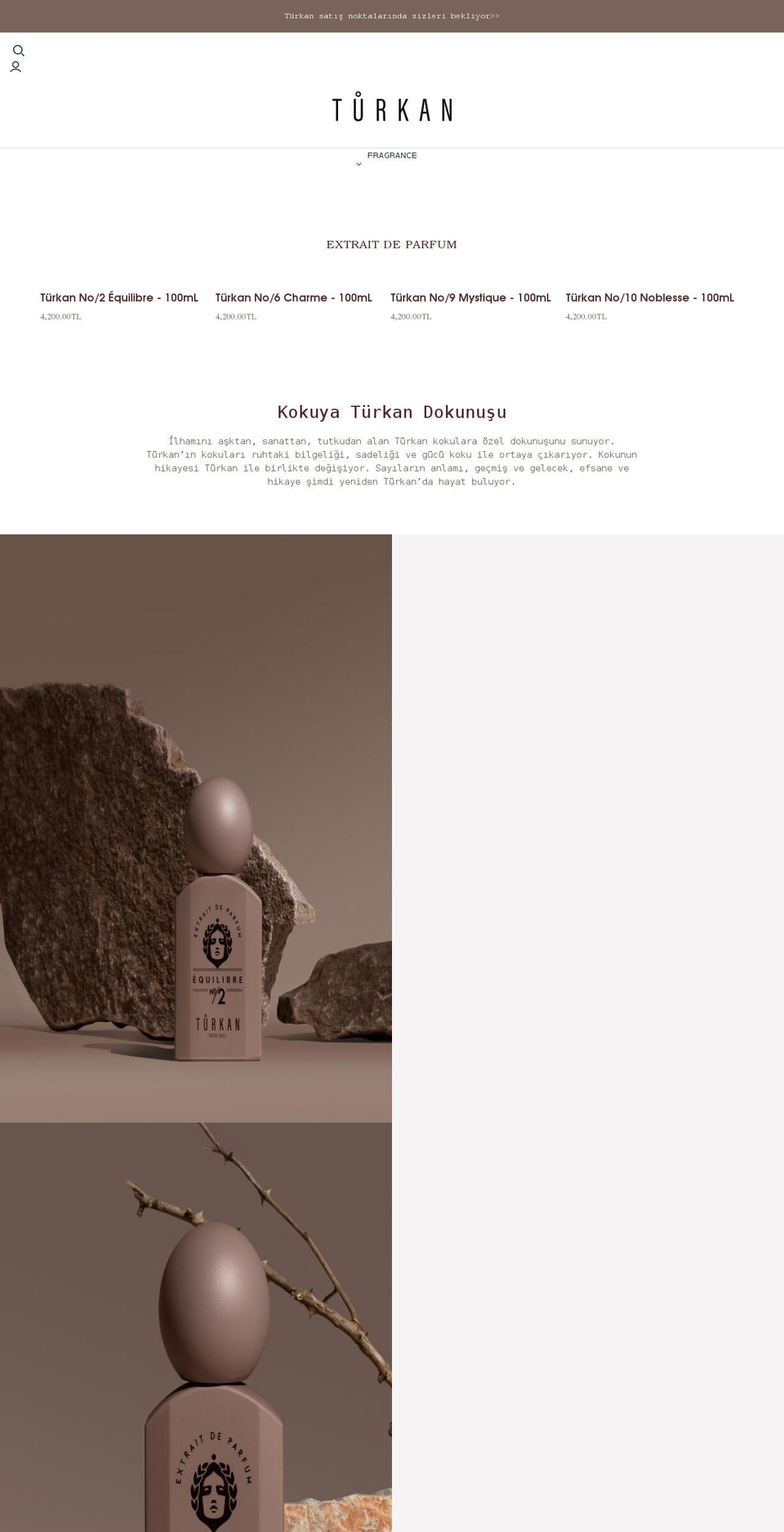 turkan.com.tr shopify website screenshot