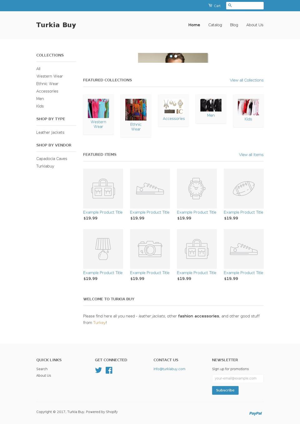 turkiabuy.com shopify website screenshot