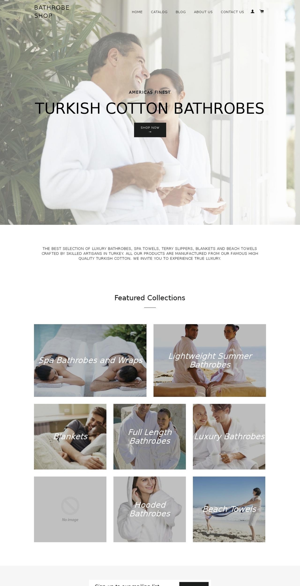 turkish-bathrobe.com shopify website screenshot