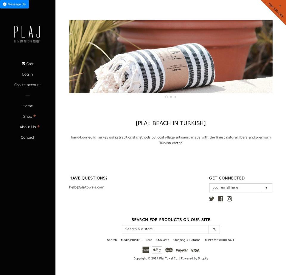 turkishblanket.com shopify website screenshot