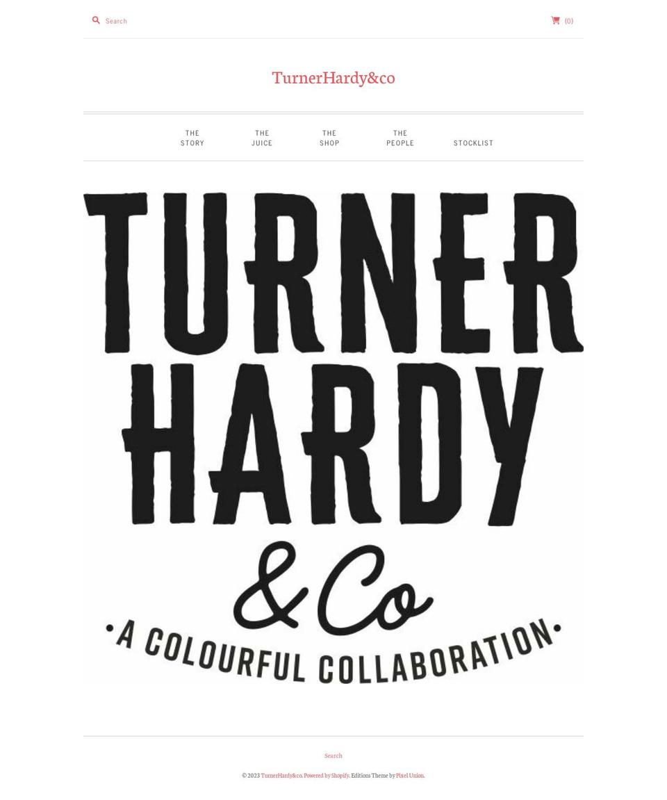 turnerhardy-co.myshopify.com shopify website screenshot