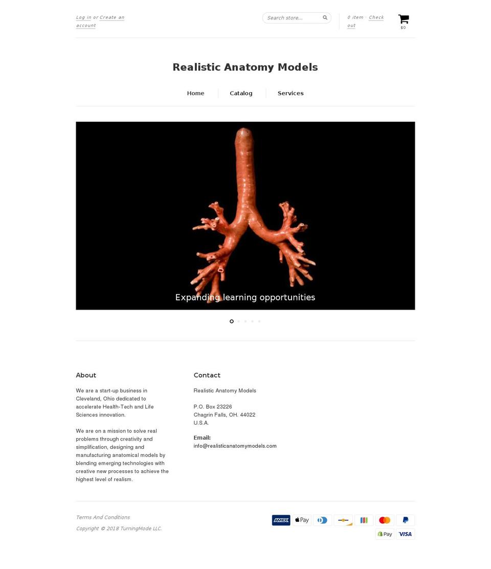 turningmode.com shopify website screenshot