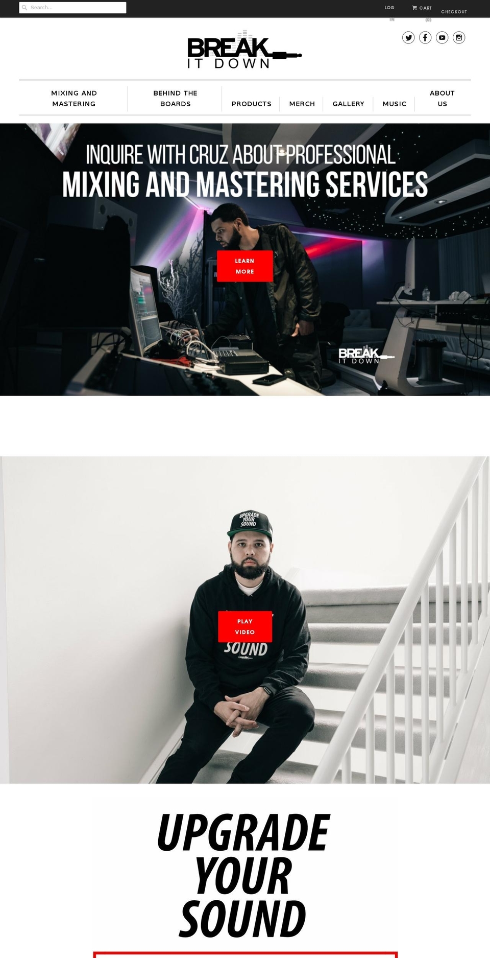 turnmeupcruz.com — Shopify storefront screenshot