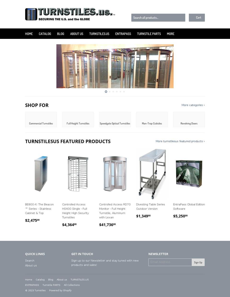 turnstiles.myshopify.com shopify website screenshot