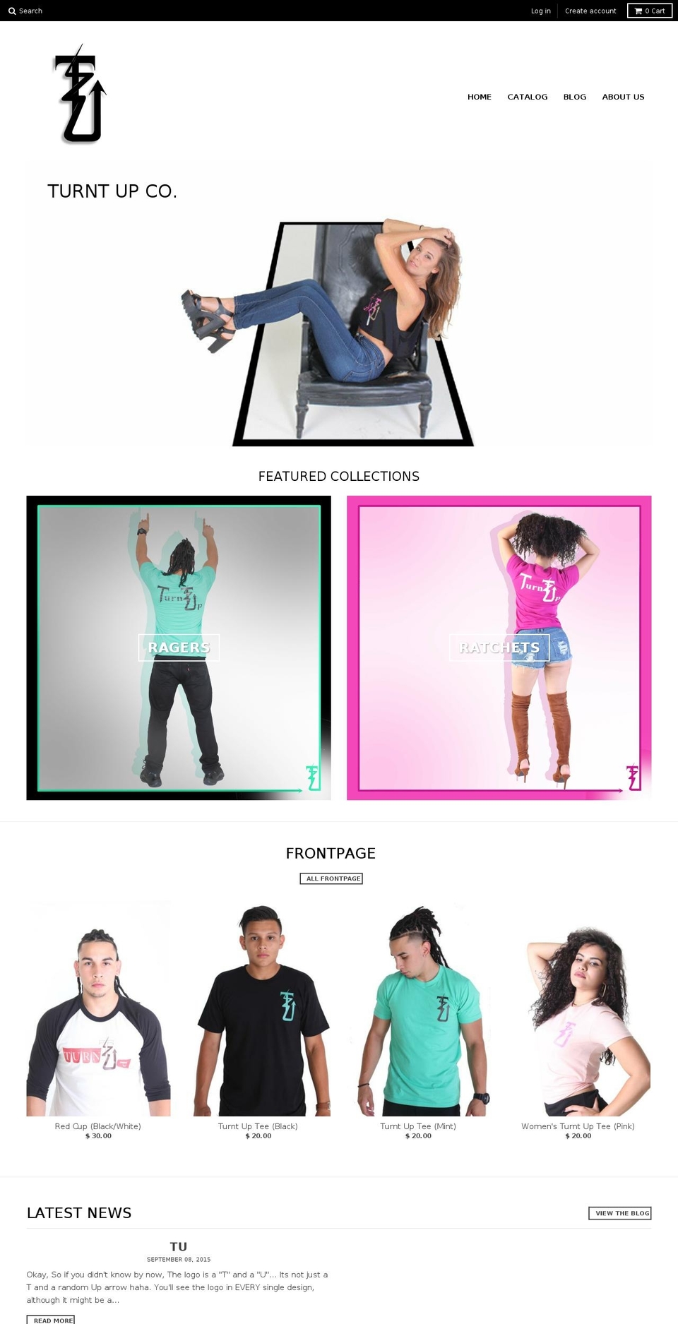 turntupco.com — Shopify storefront screenshot