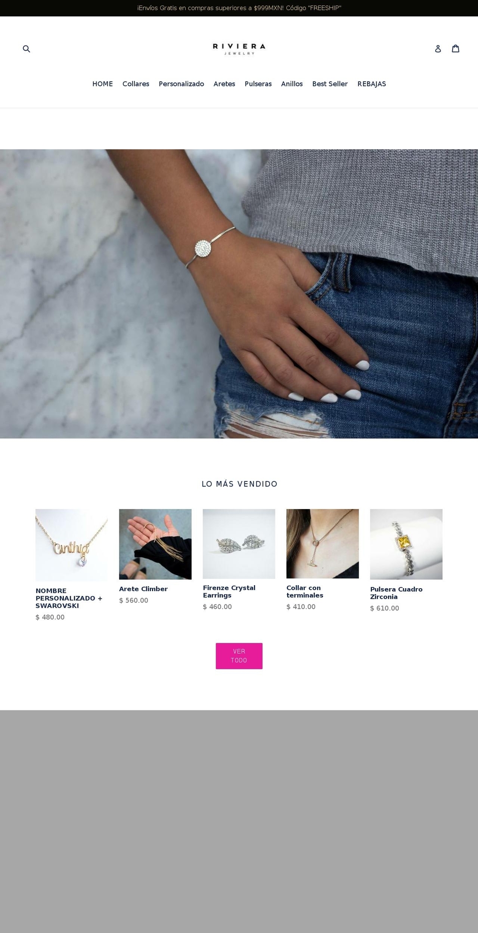 turquesacollectionmx.com — Shopify storefront screenshot