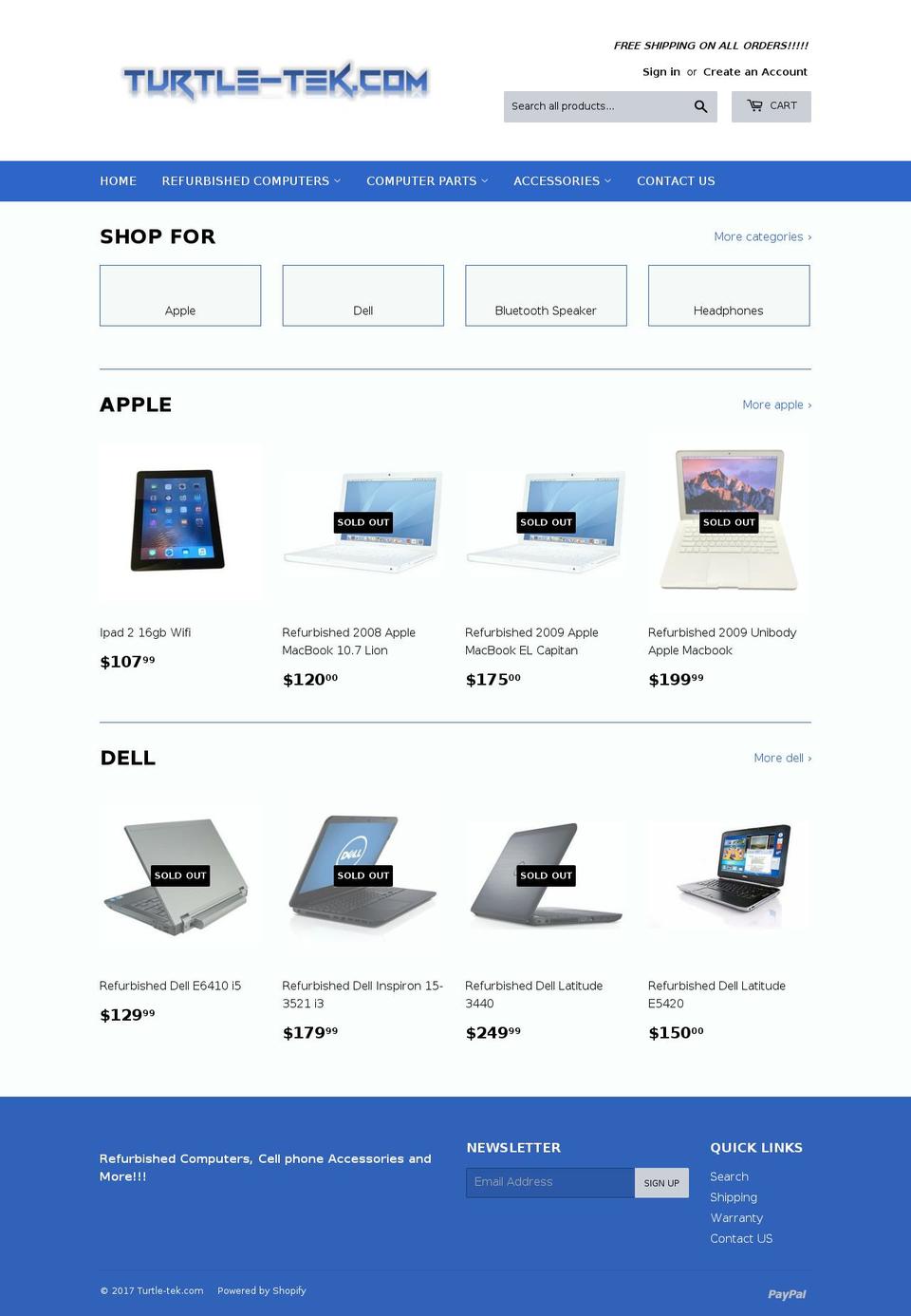 turtle-tek.com shopify website screenshot