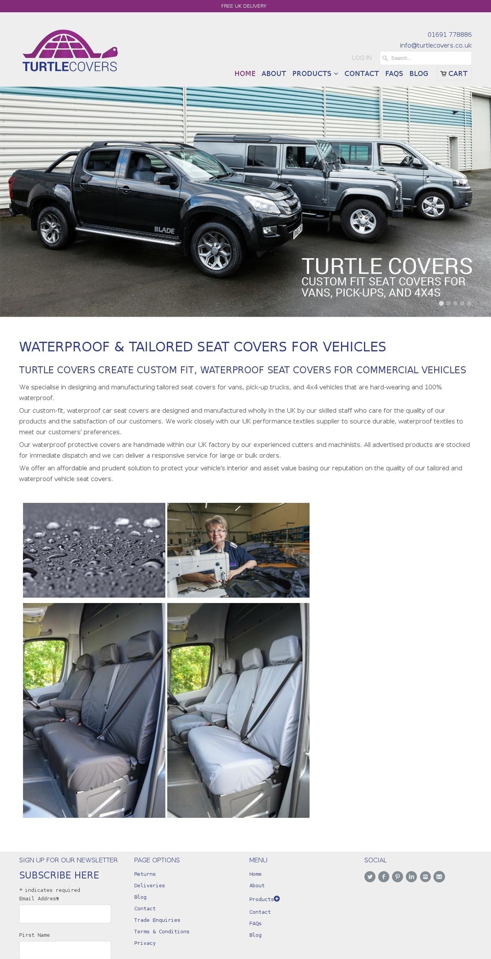 turtlecovers.co.uk shopify website screenshot