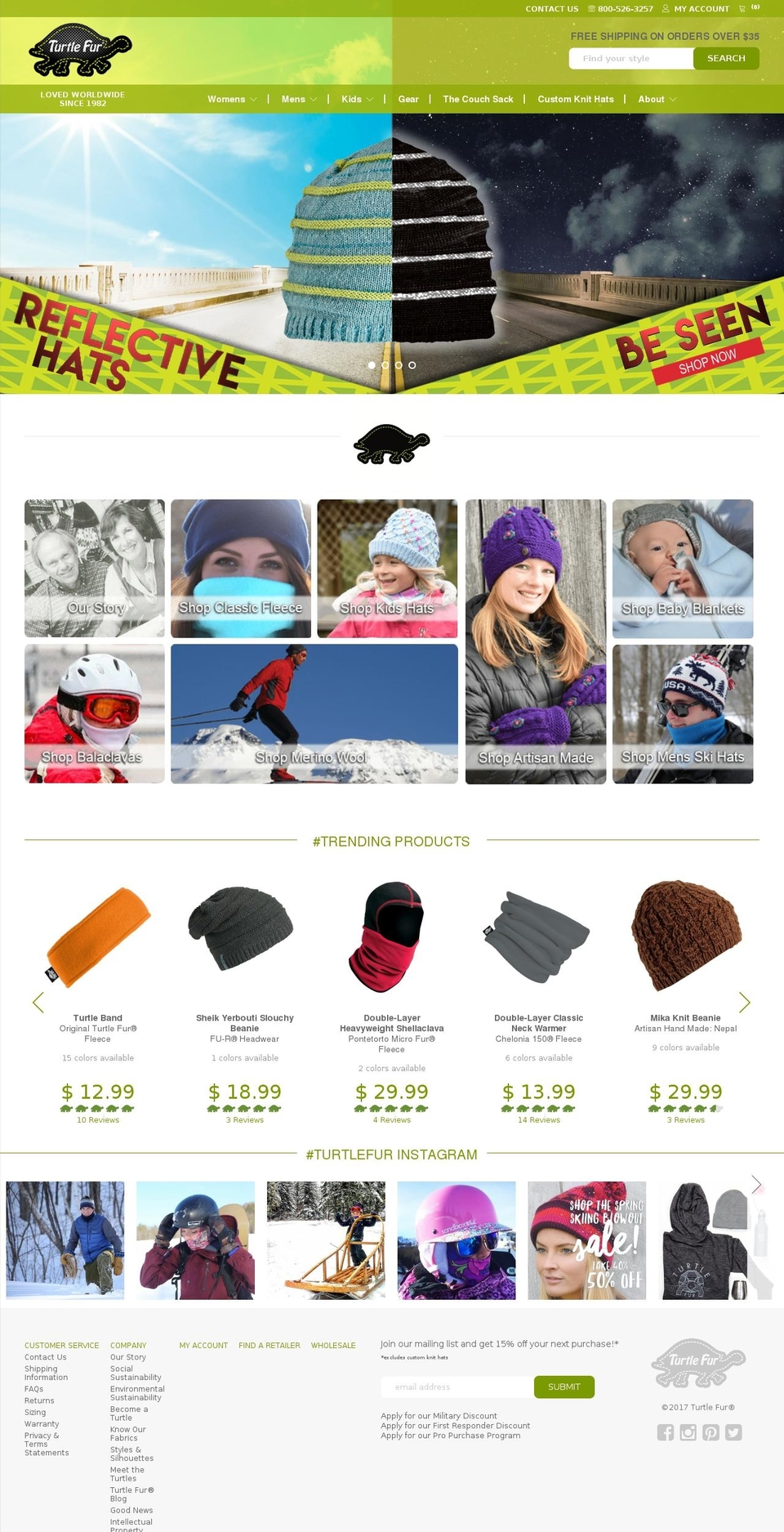 turtlefur.com shopify website screenshot