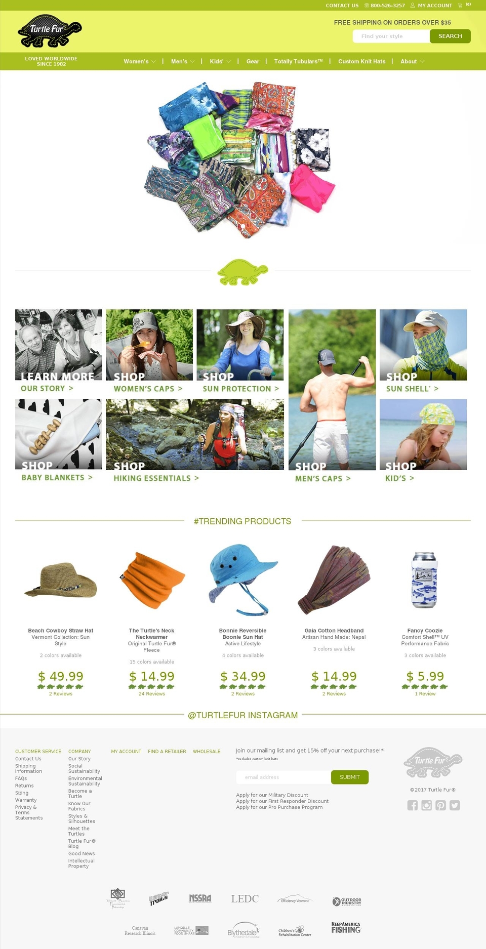 turtlefurgroup.com shopify website screenshot