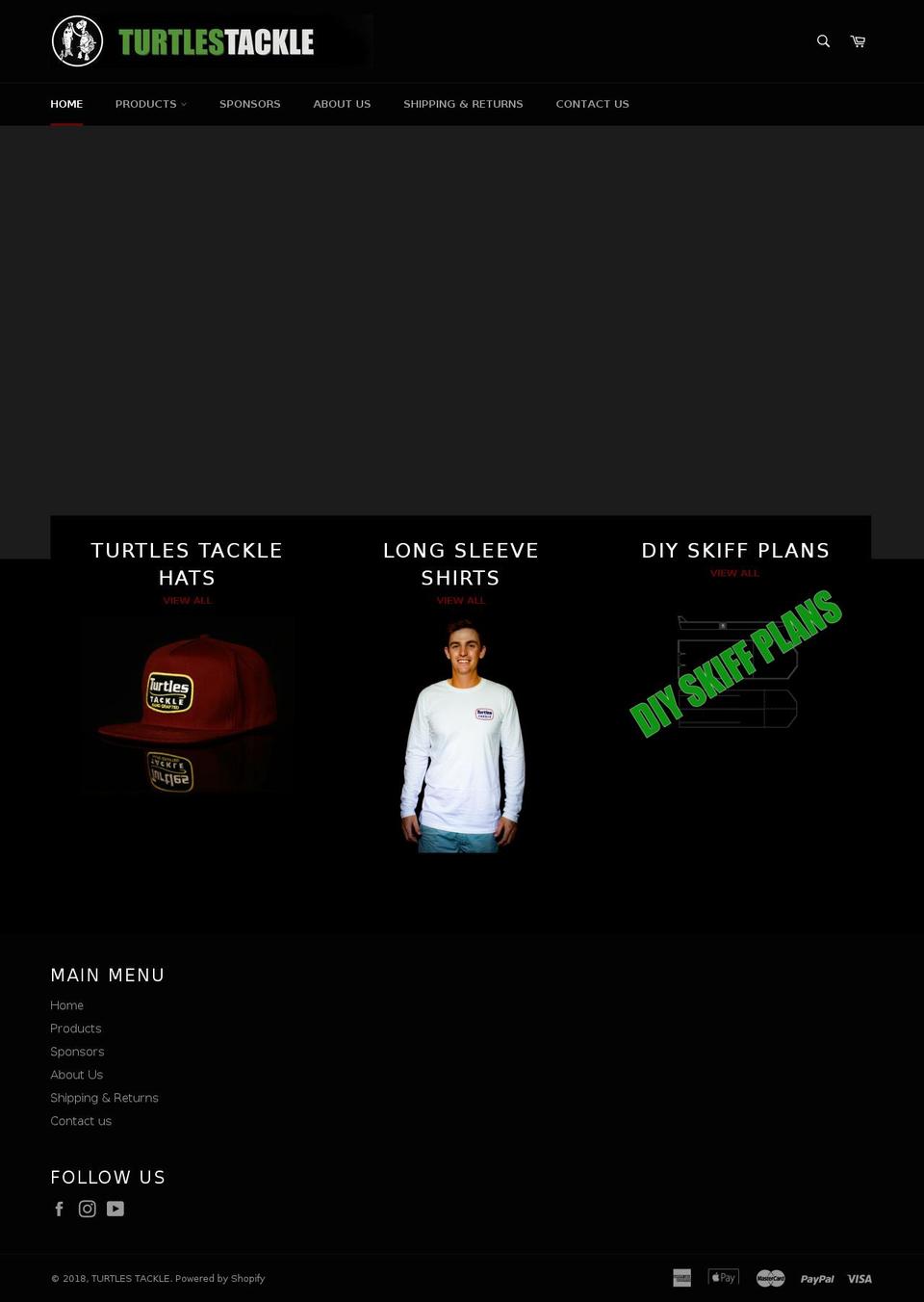 turtlestackle.com — Shopify storefront screenshot