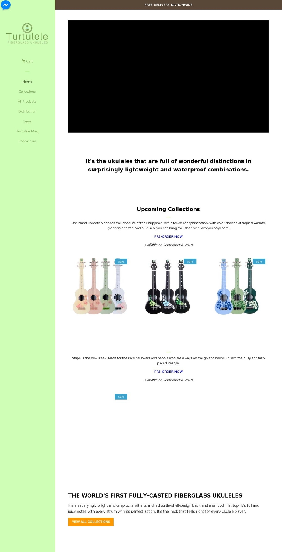 turtulele.com — Shopify storefront screenshot