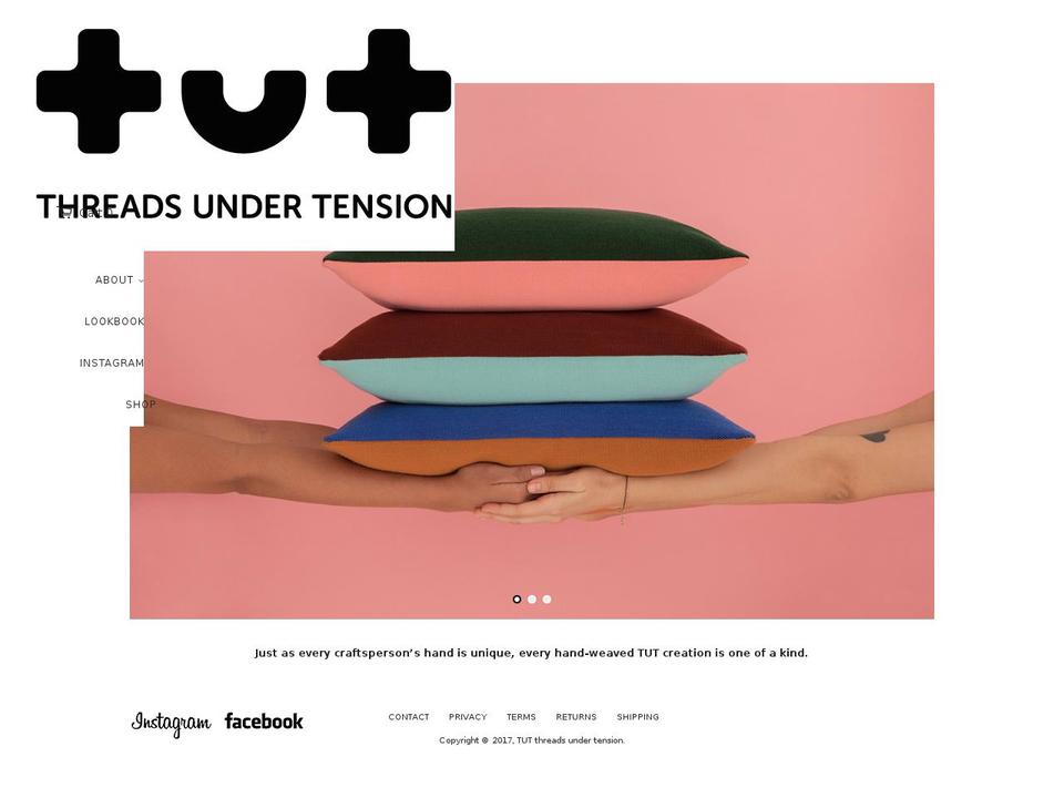 tut-studio.com shopify website screenshot