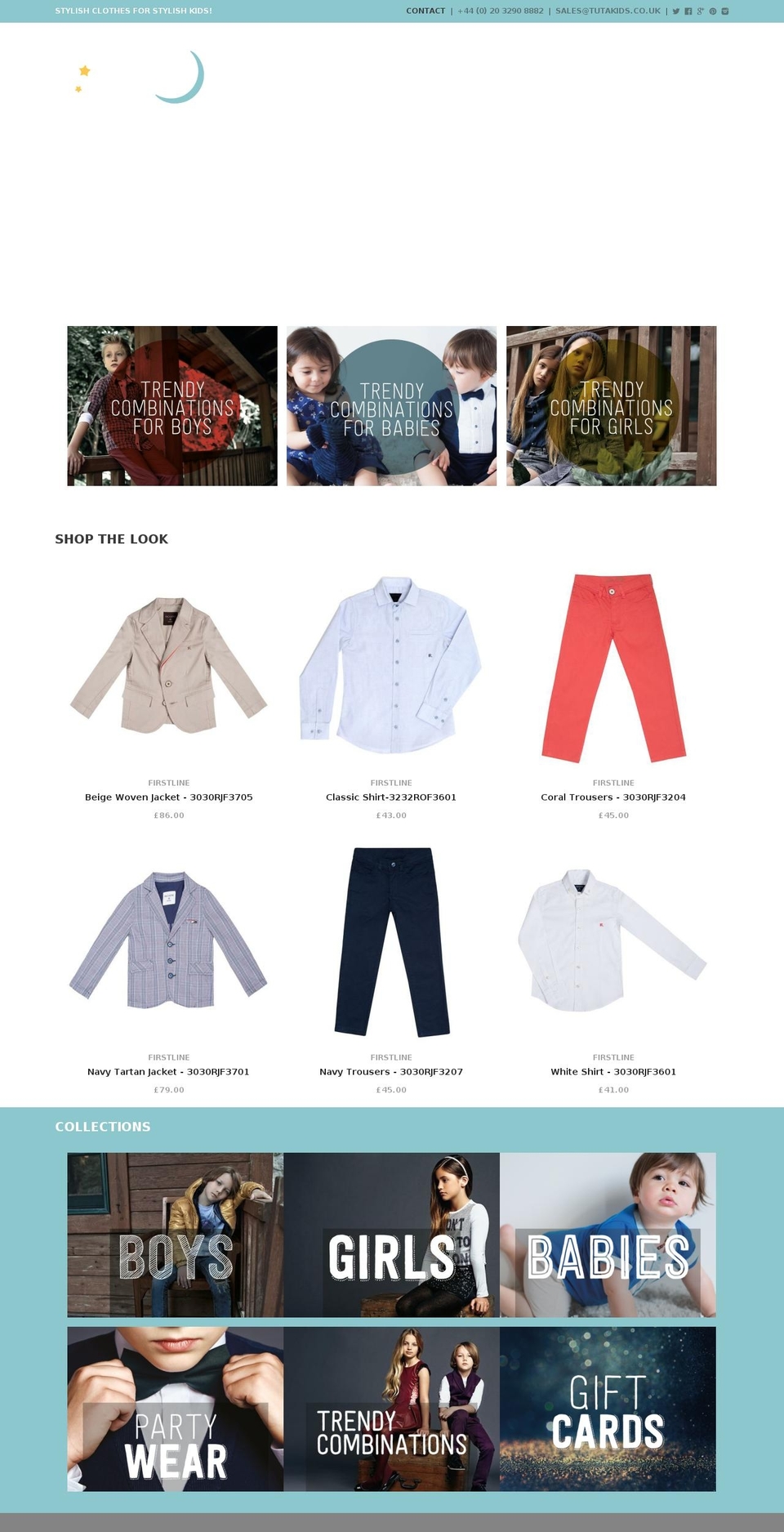tutakids.com shopify website screenshot