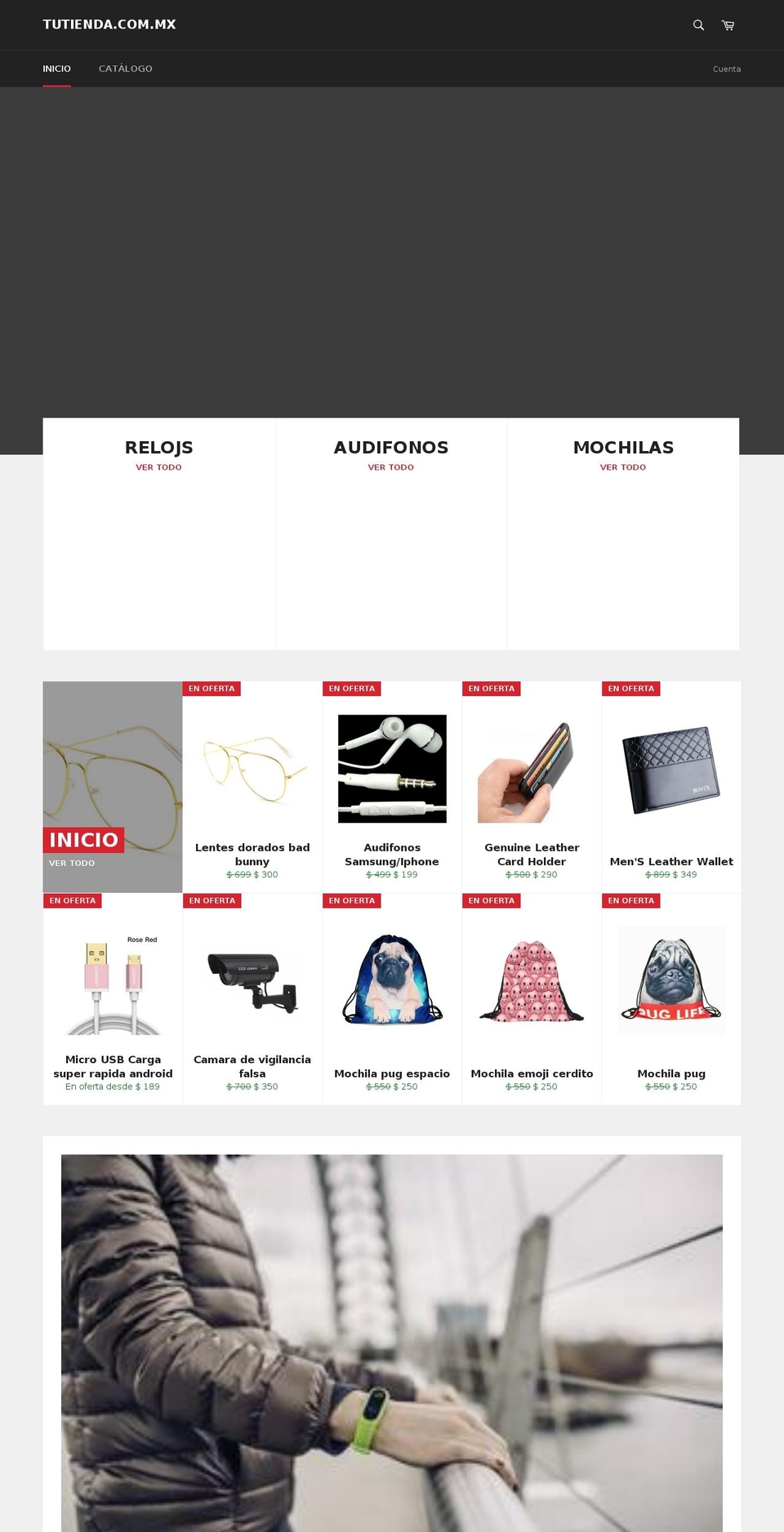 tutienda.com.mx shopify website screenshot