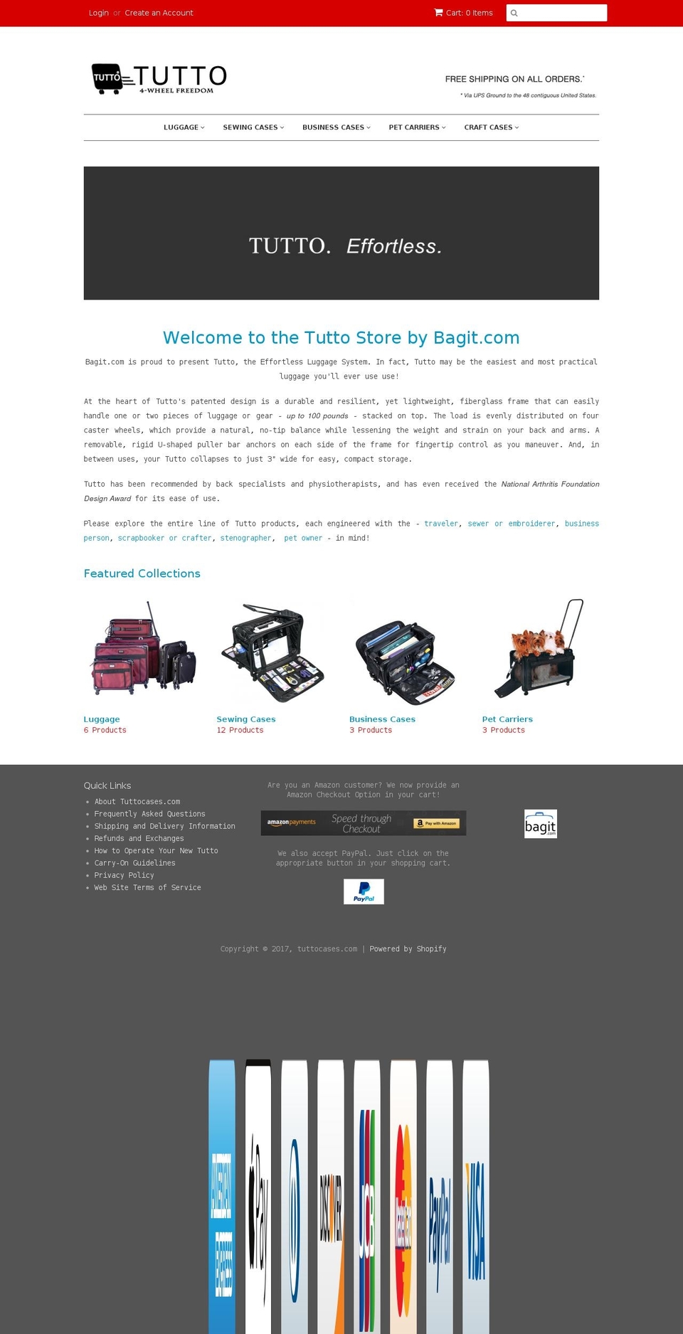 tuttocases.com shopify website screenshot
