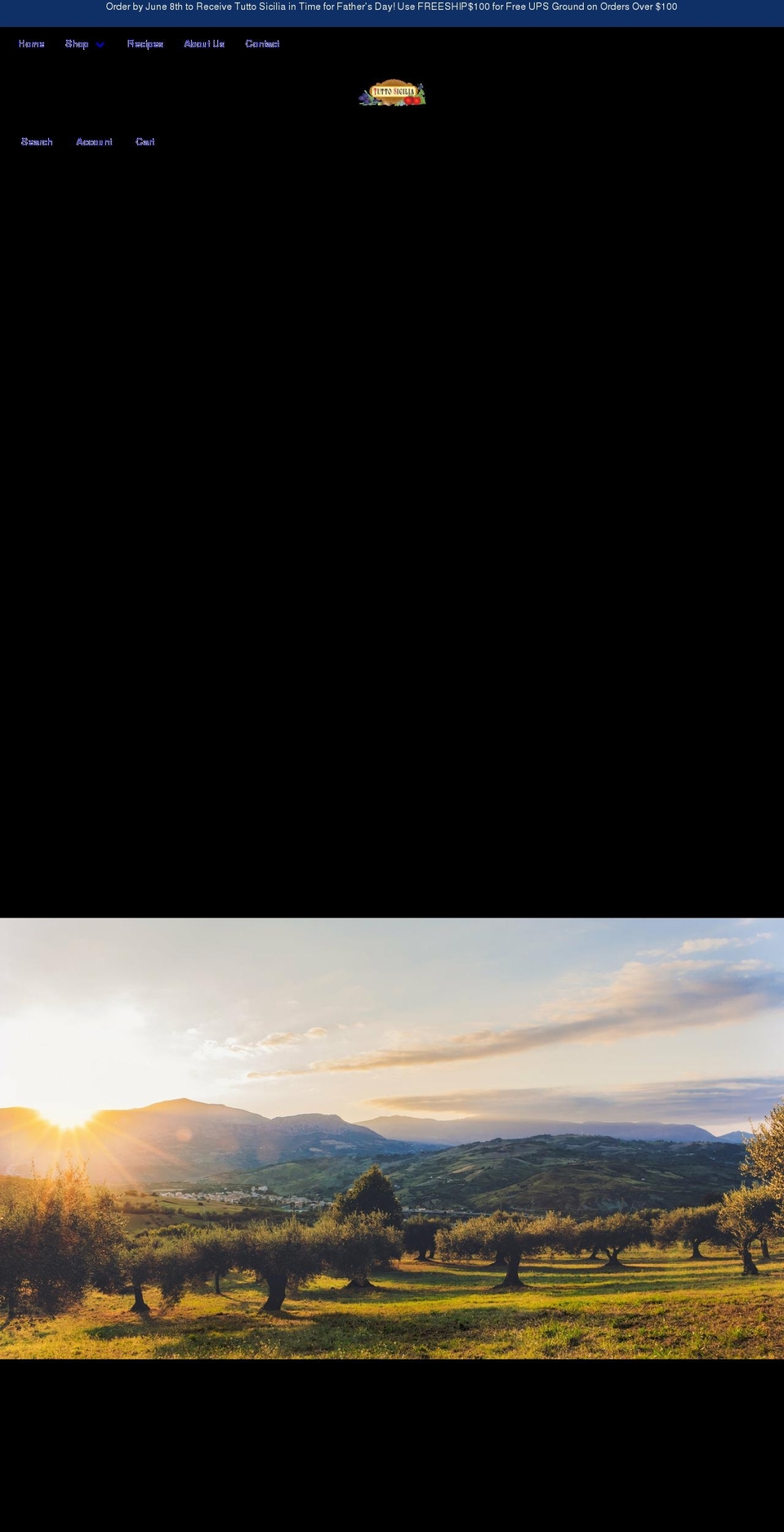tuttosicilia.com shopify website screenshot