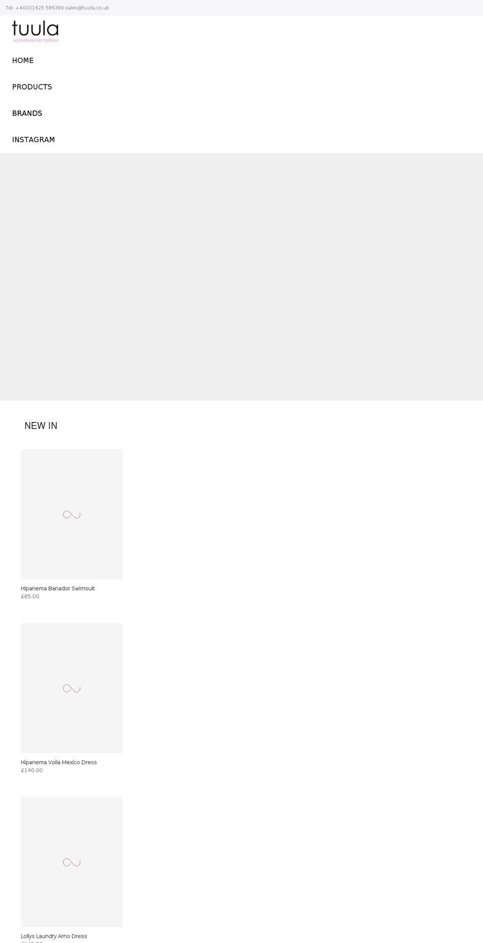 tuula.co.uk shopify website screenshot
