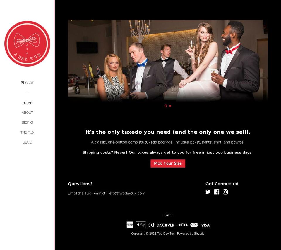 tuxinabox.com shopify website screenshot