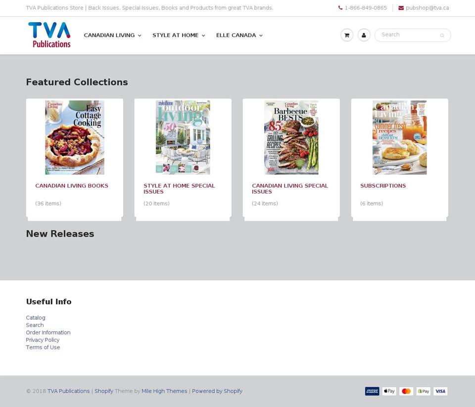 tvastore.com — Shopify storefront screenshot