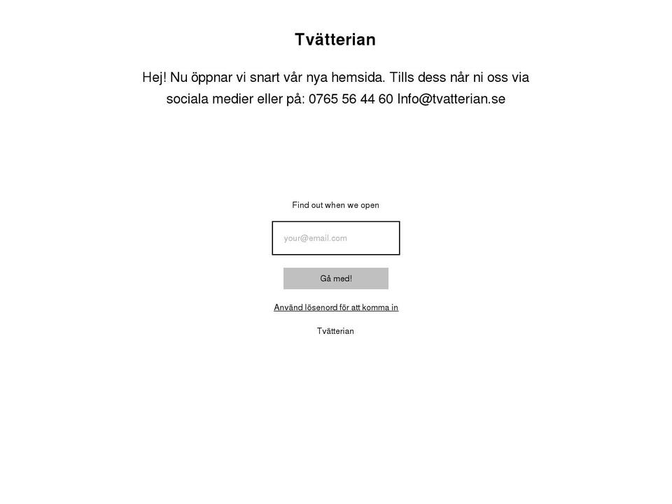 tvatterian.se shopify website screenshot